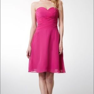 Eden maids fushia pink dress prom bridesmaid S 4